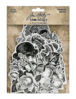 Tim Holtz Collection  Idealolgy -  Layers -Engraving
