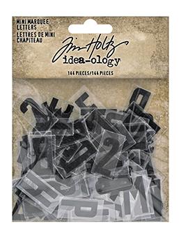 Tim Holtz Collection  Idealolgy - Mini Marquee Letters