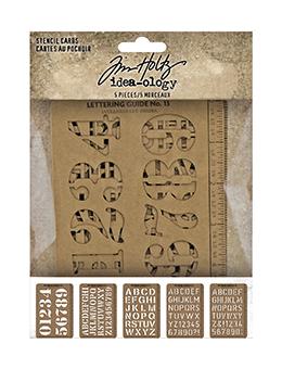 Tim Holtz Collection  Idealolgy -  Stencil Cards