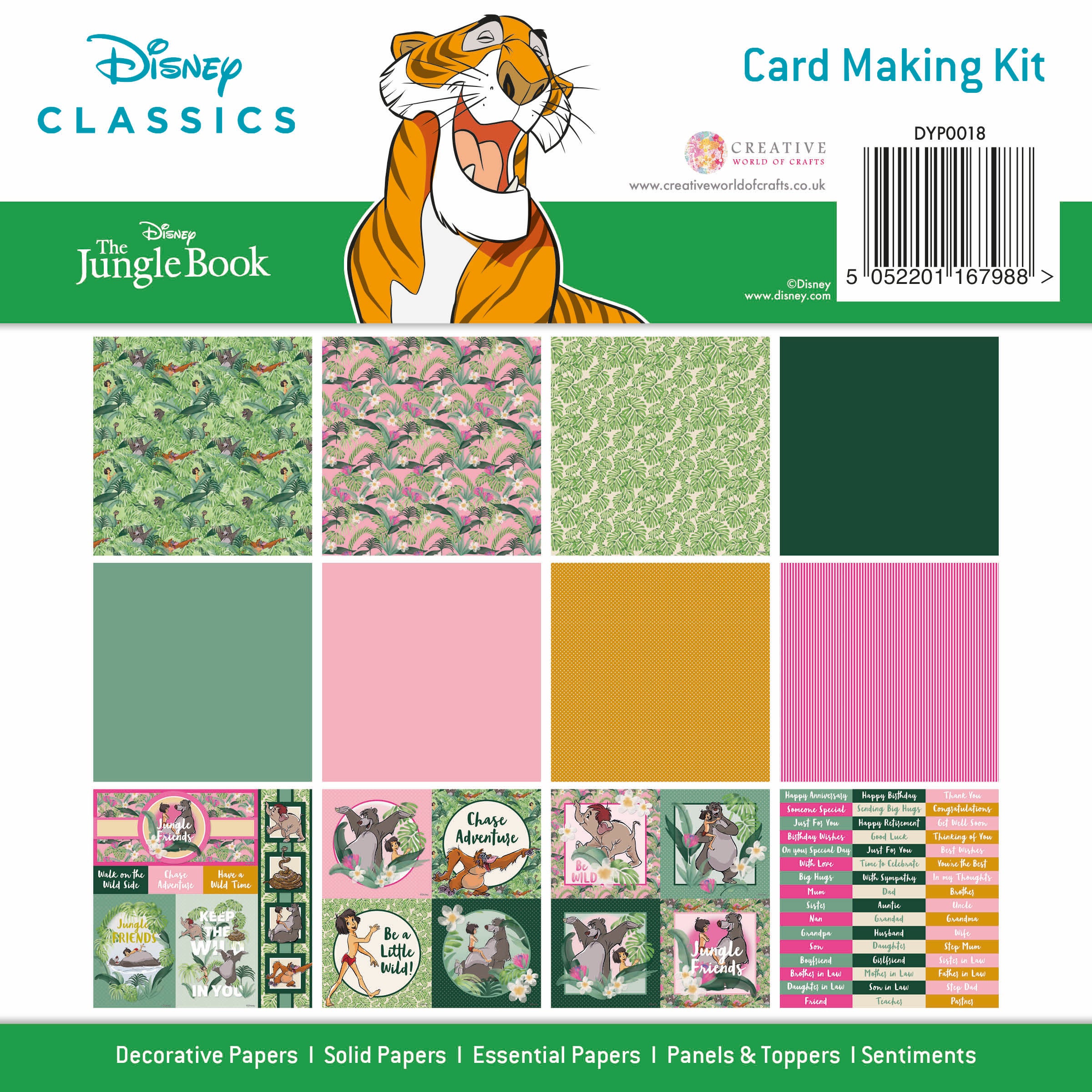 Disney classices Card Making Kit Jungle Book
