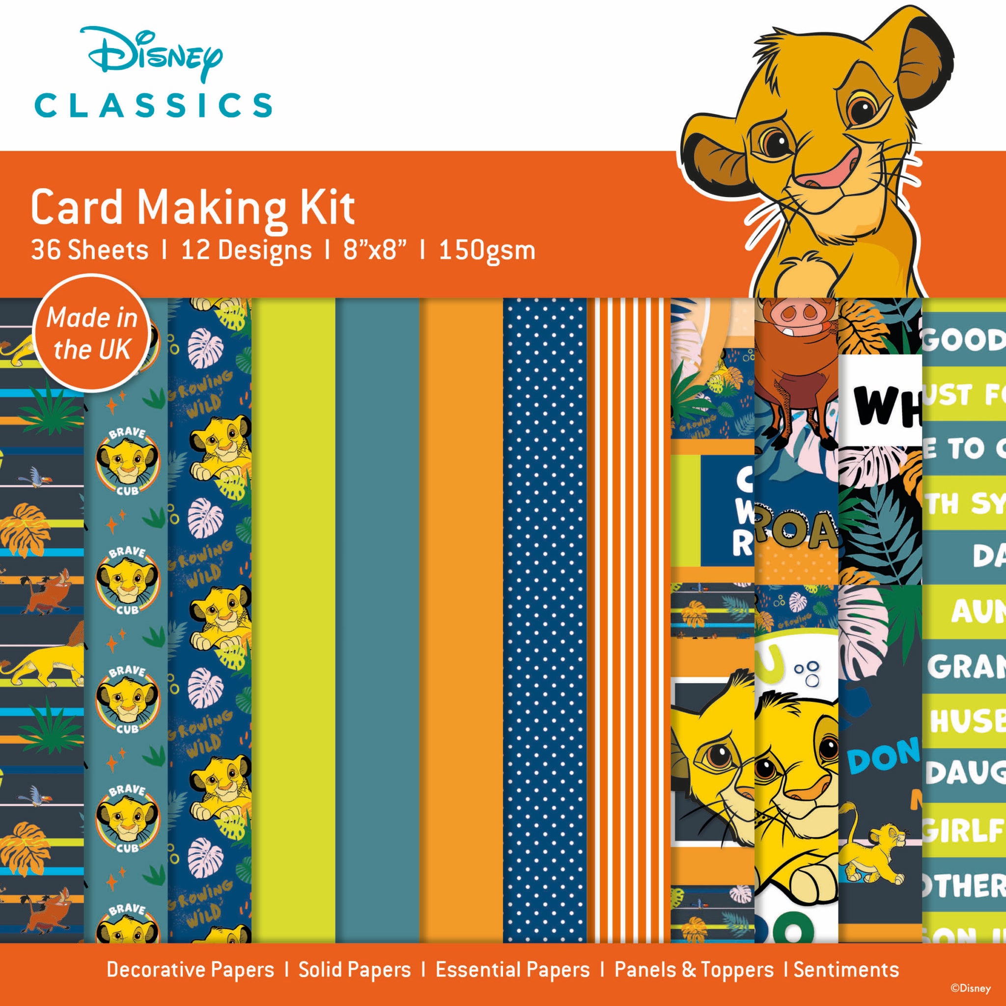 Disney Classics Card Making Kit Lion King