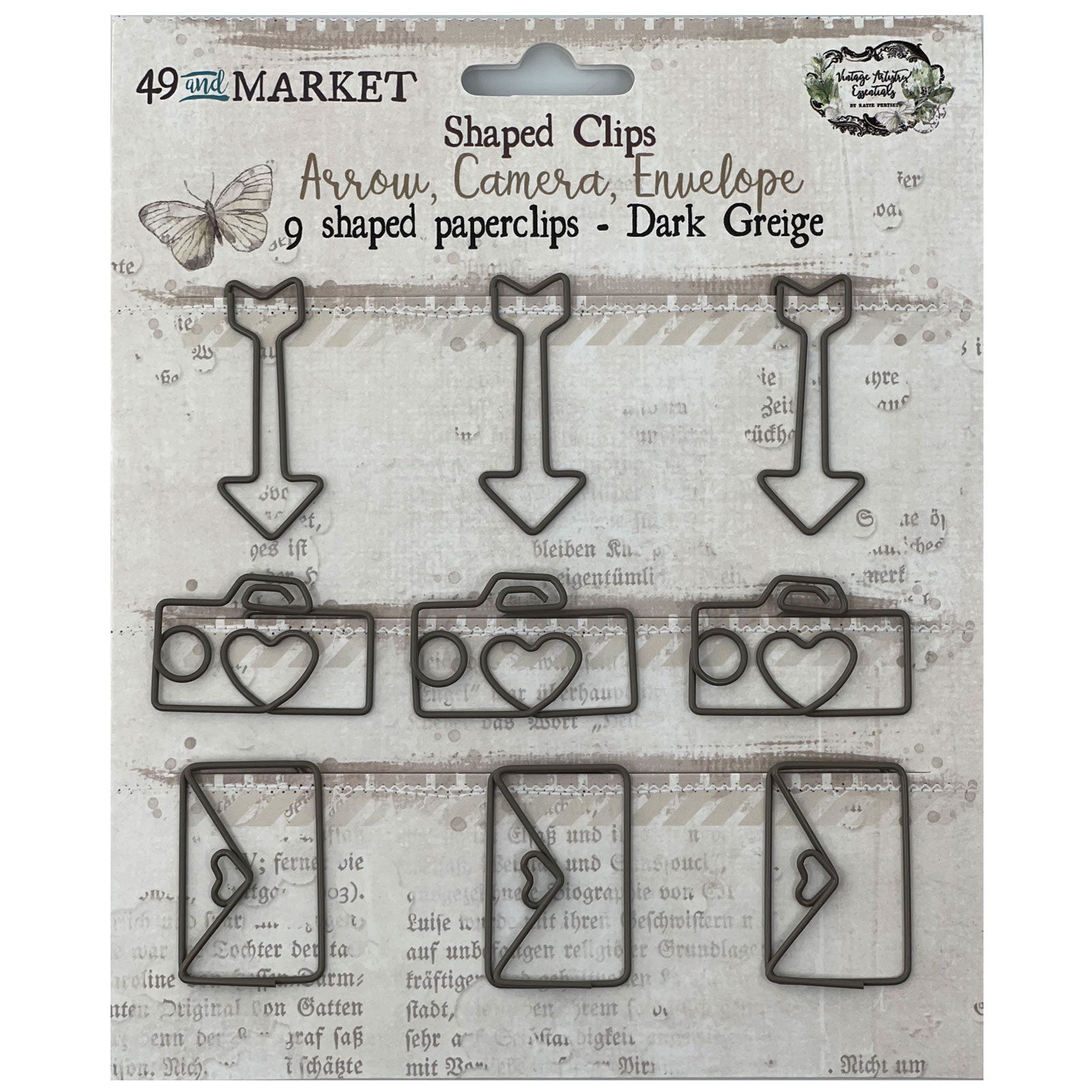 49 and Market Shaped Clips  Dark Greige