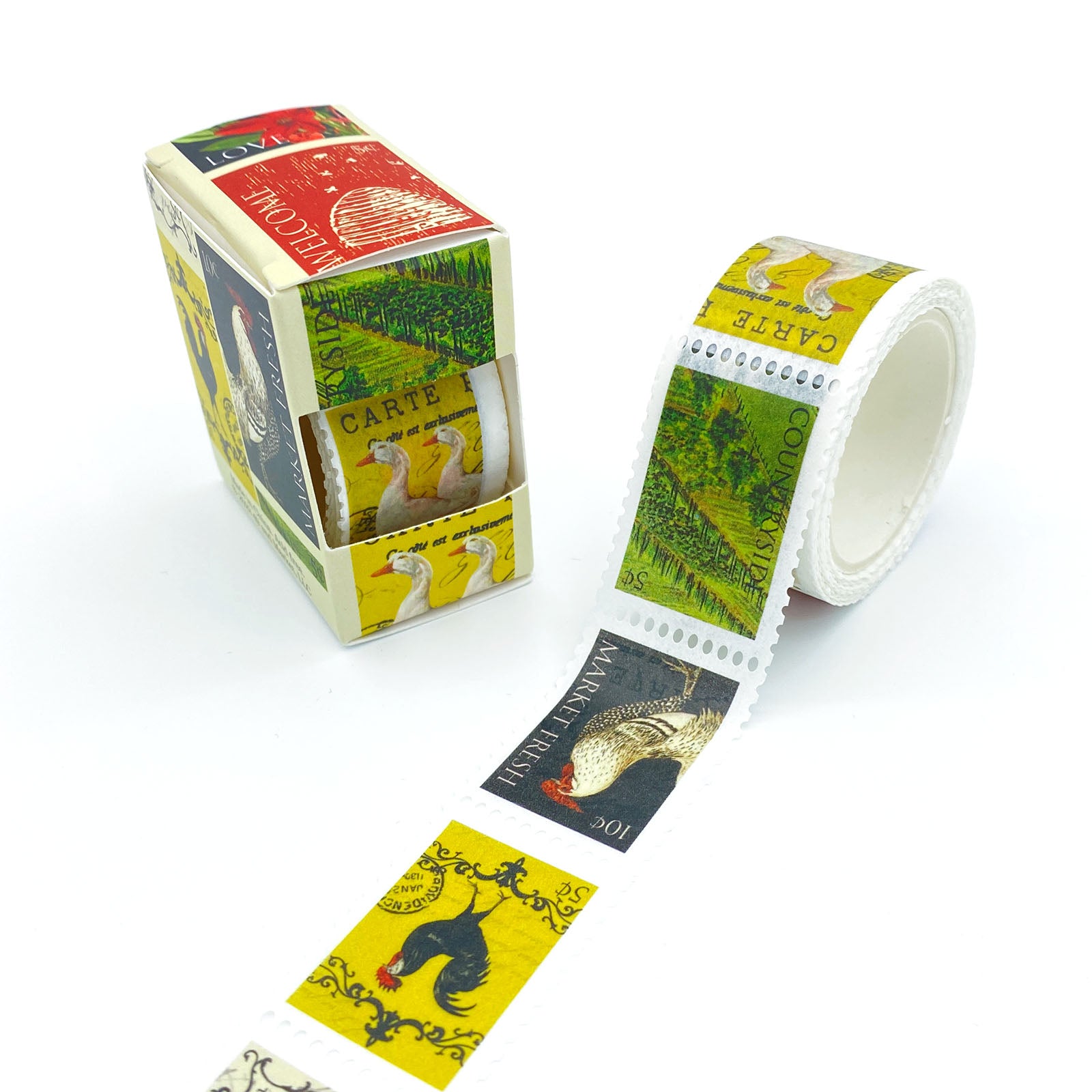 49 and Market-Vintage Artistry-Countryside-Postage stamp washi tape