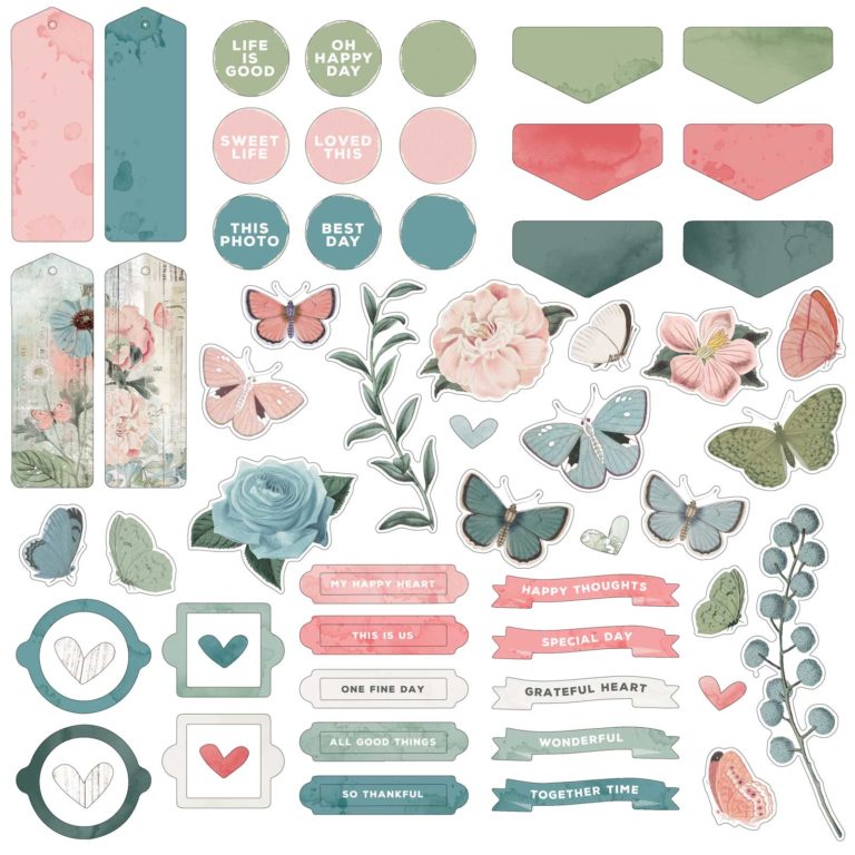 49 and Market Tranquility Chipboard elements