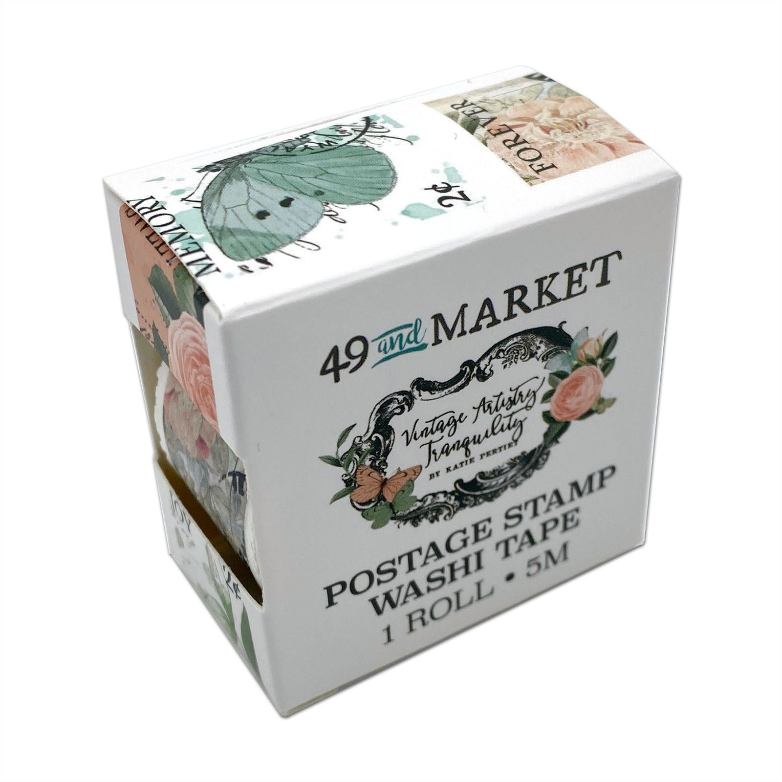 49 and Market Tranquility Postage Stamp Washi Tape