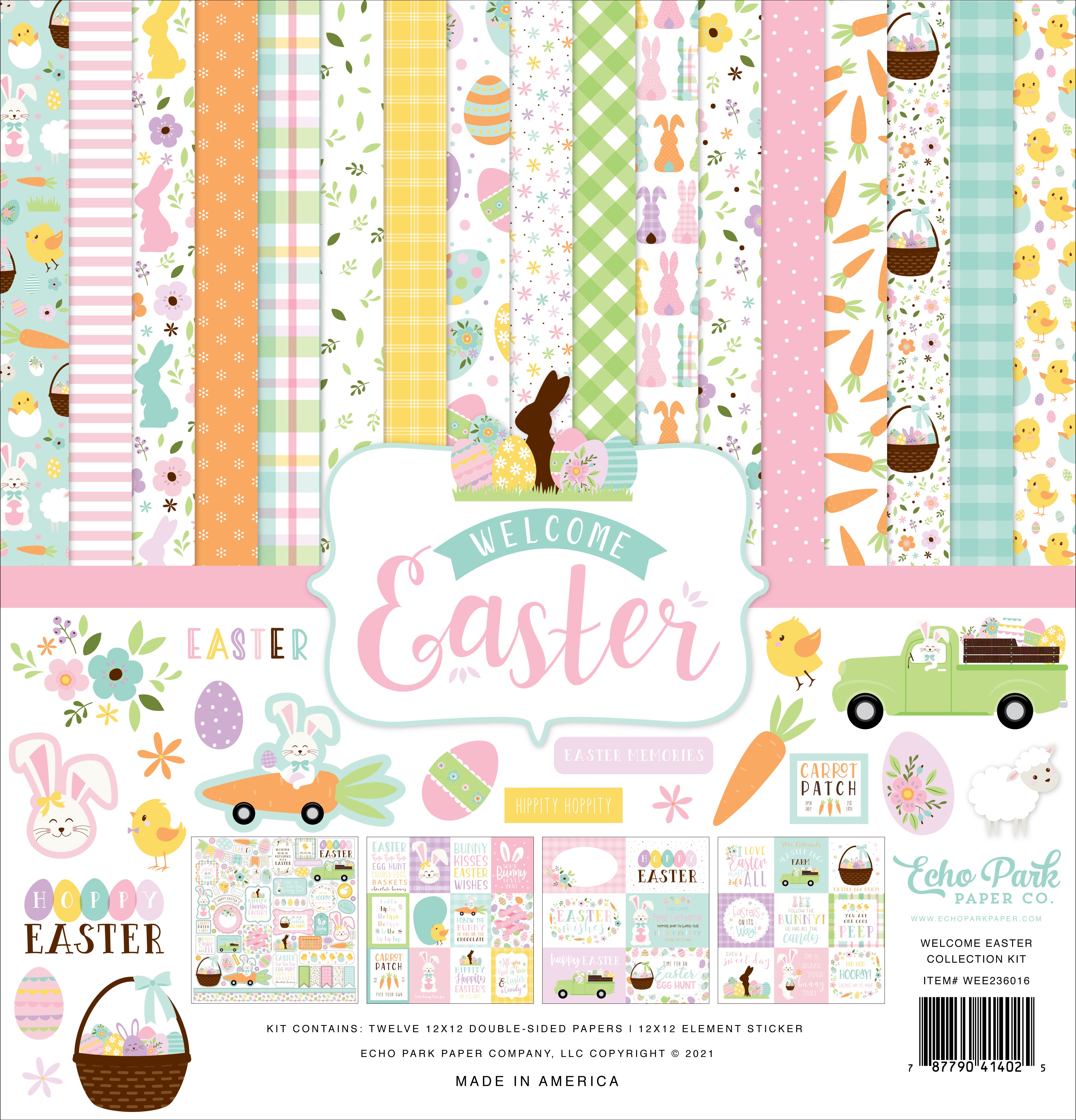 Echo Park   Collection  Kit Welcome to  Easter