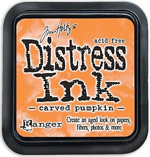Distress Ink -  Carved Pumpkin