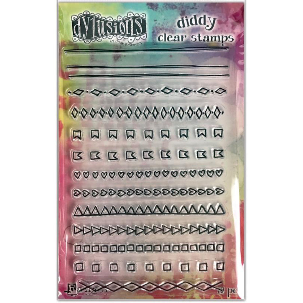 Dylusions Diddy Clear stamps  "MINI DOODLES"