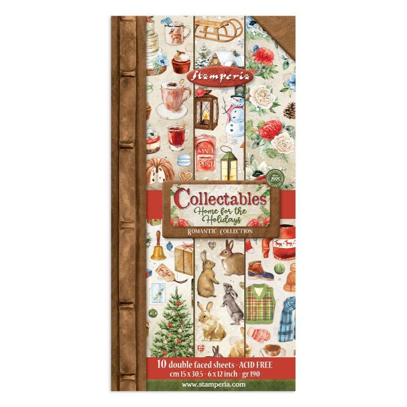 Stamperia -12 x 6 " Collectables -  "Home for the Holidays   "