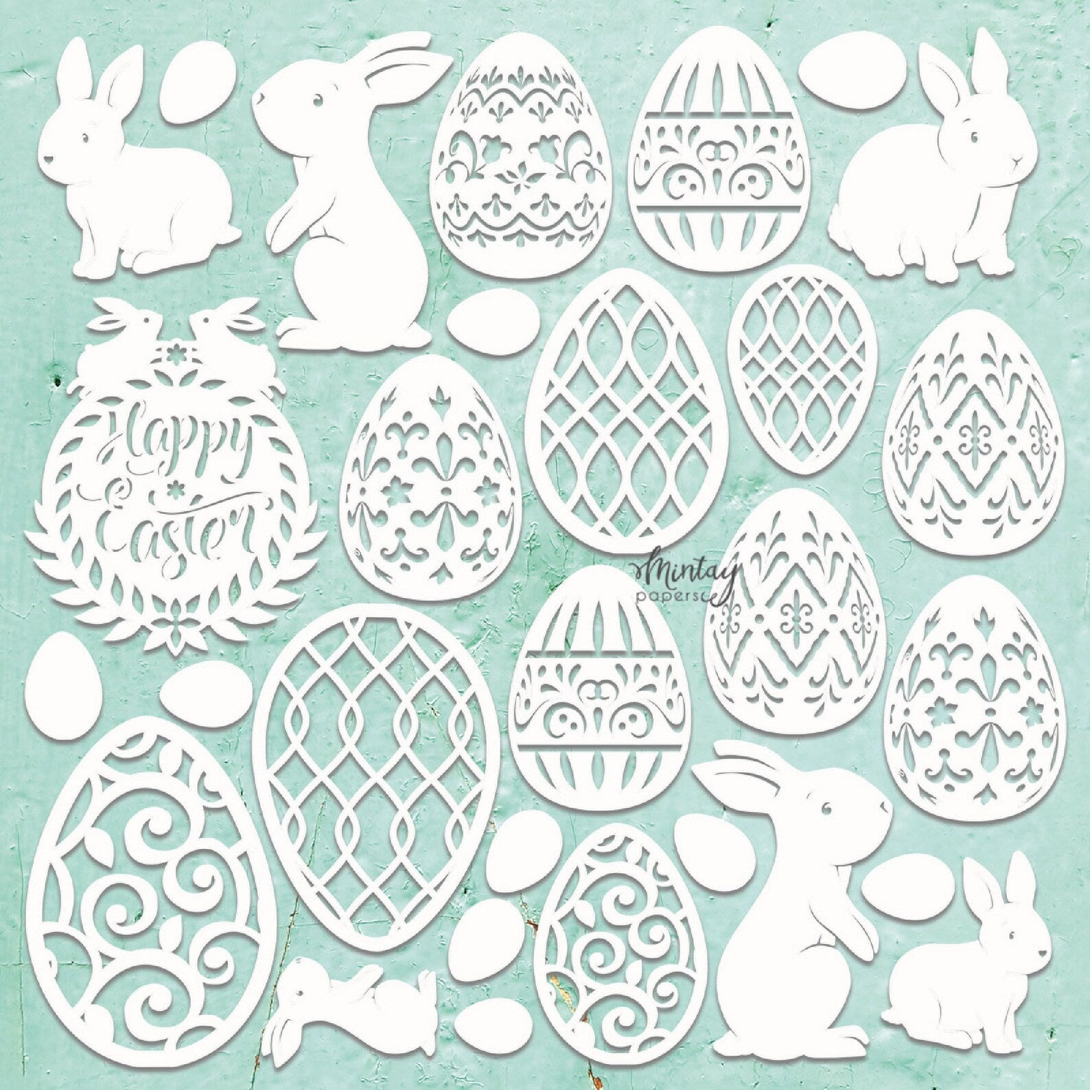 Mintay Chipboard - Easter