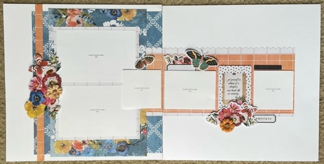 Prima Painted Floral  Page Kit