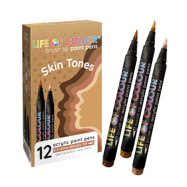 Life of Colour Paint Pens Skin Tones