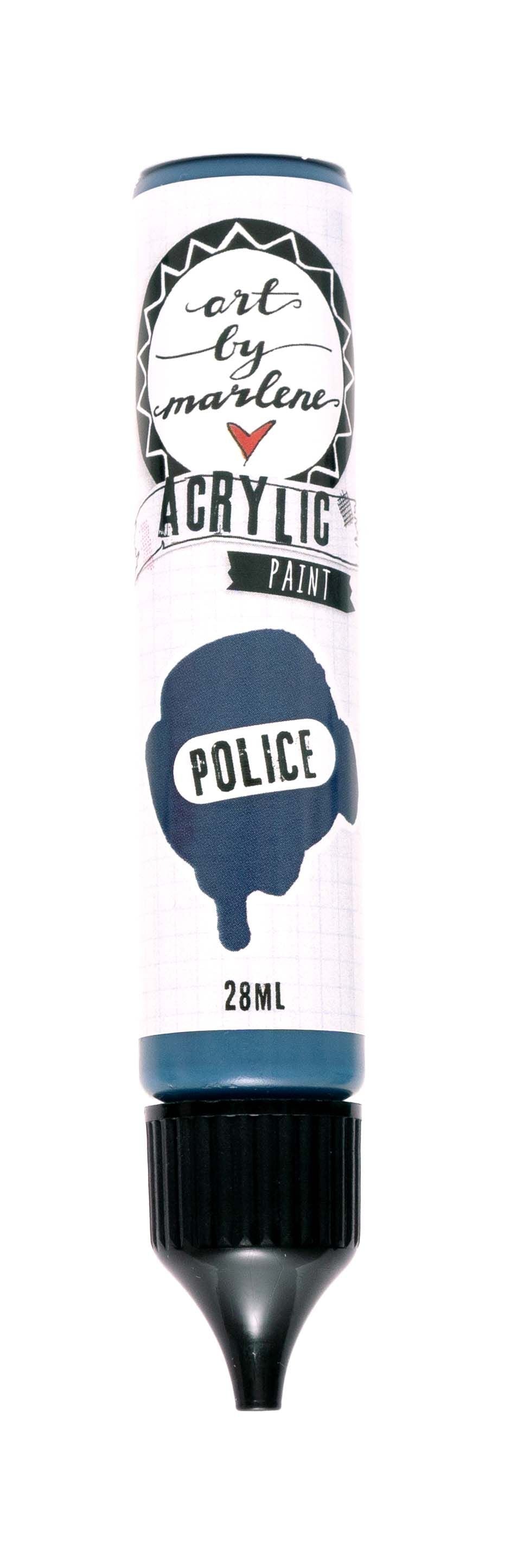 Art By Marlene - Acrylic Paint -Police  28Ml