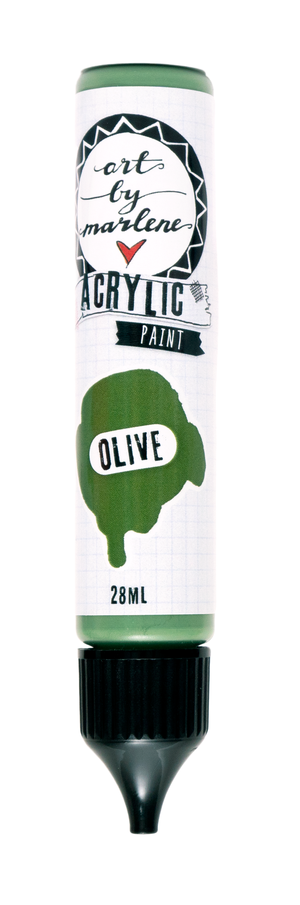 Art By Marlene - Acrylic Paint - Olive    28Ml