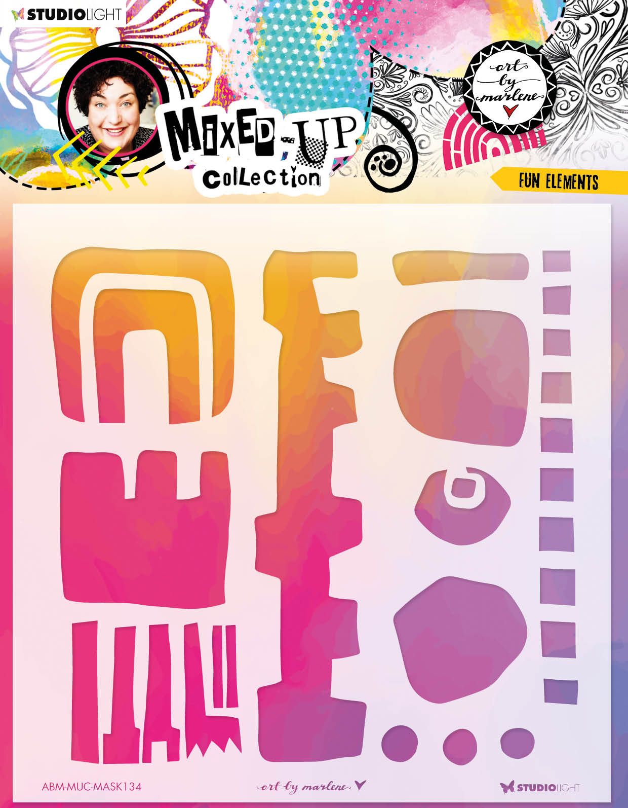 Art by Marlene-Mixed Up Collection-Fun Elements-Stencils