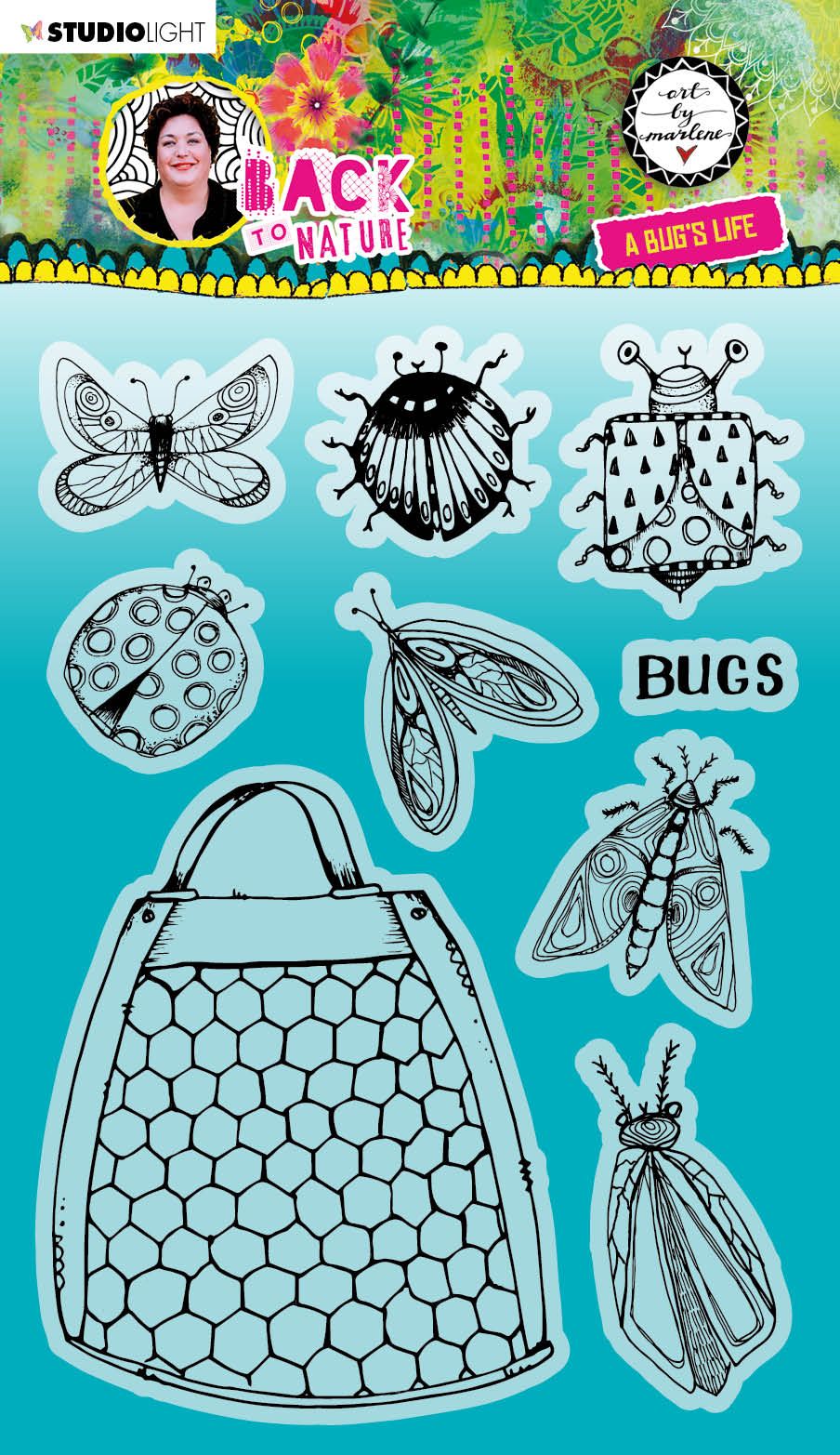 Art By Marlene Back to Nature CLEAR STAMP A BUGS LIFE