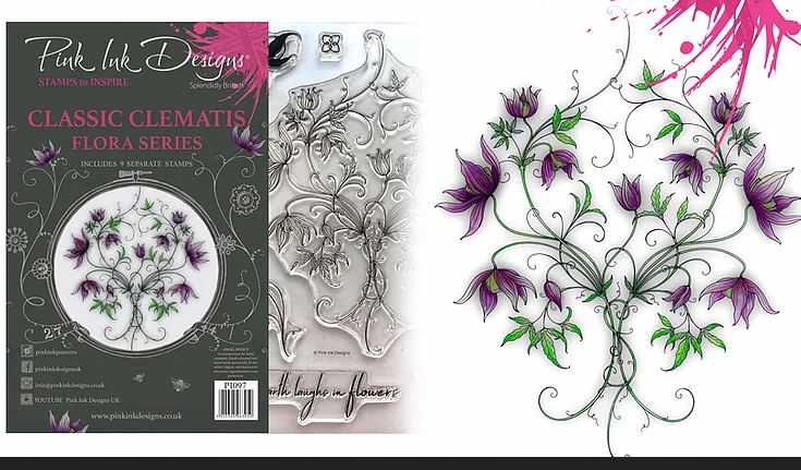 Pink Ink Designs  - Classic Clematis - Flora Series