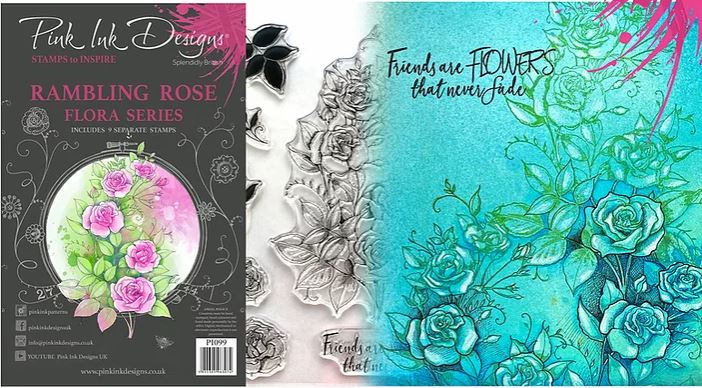 Pink Ink Designs  -Rambling  Rose  - Flora Series