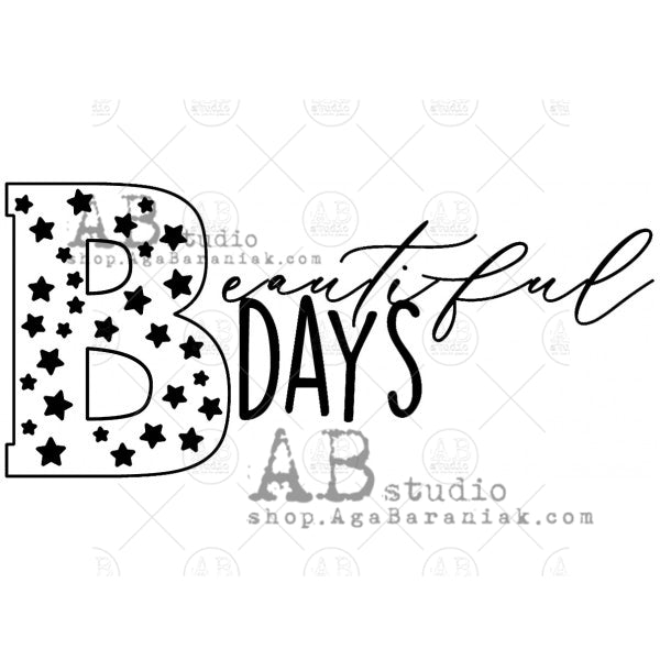 AB Studio - stamp-  Beautiful Days
