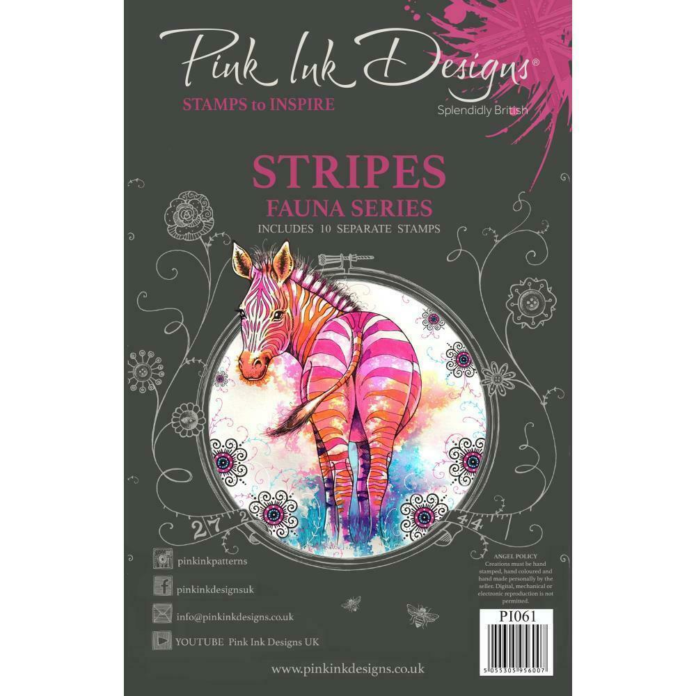 Pink Ink Designs  Stamps - Fauna Series - Stripes