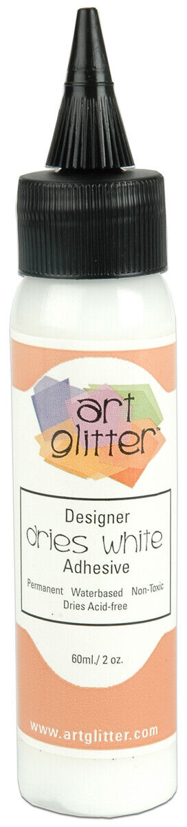 Art Glitter Designer Dries White Adhesive