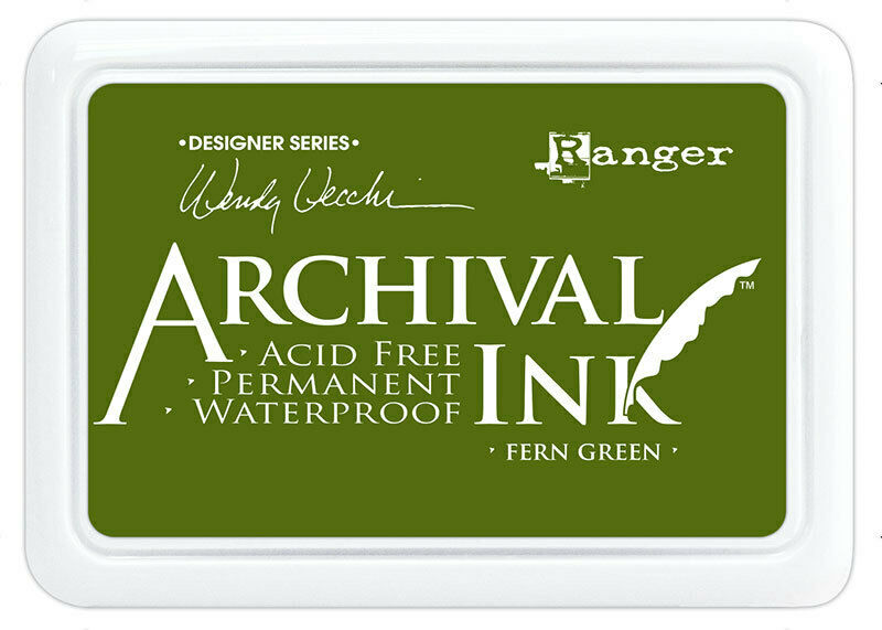 Archival  Permanent  Ink Fern Green