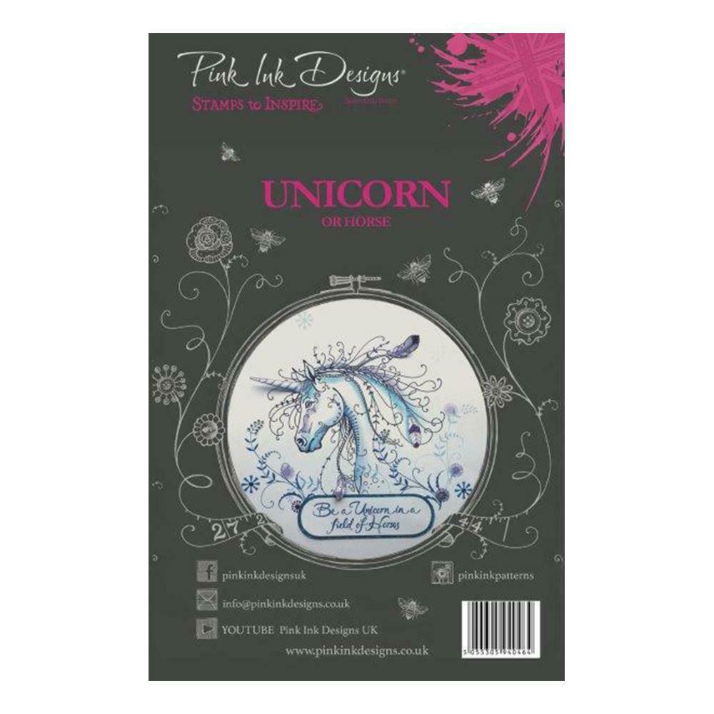 Pink Ink Designs  Stamps  - Fauna Series  - Unicorn