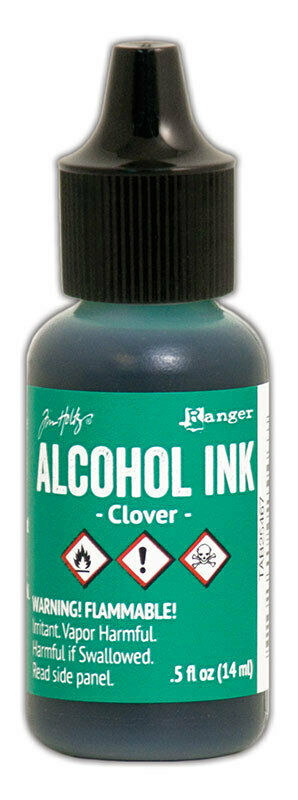 Alcohol Ink -  Clover