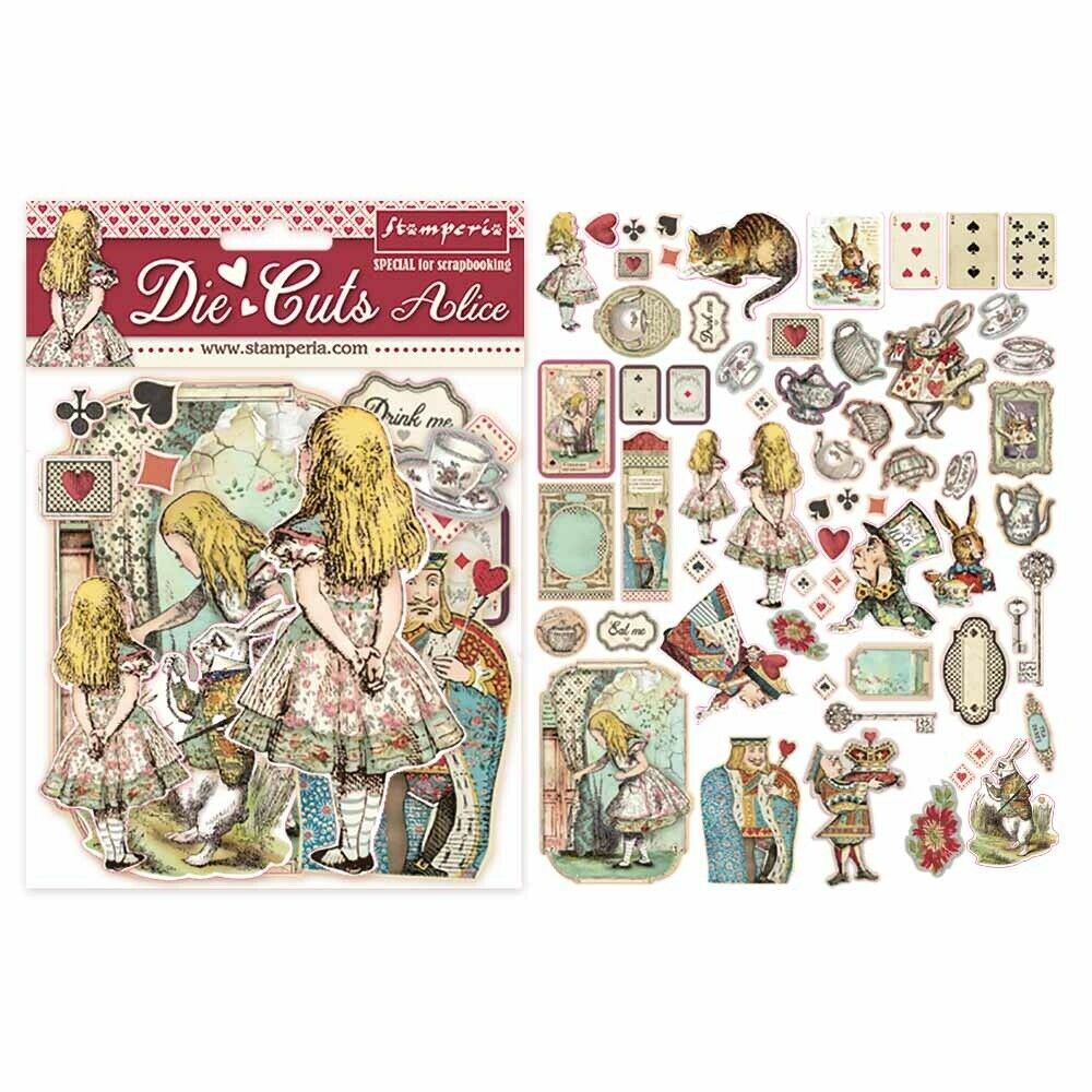 Stamperia Alice die Cuts