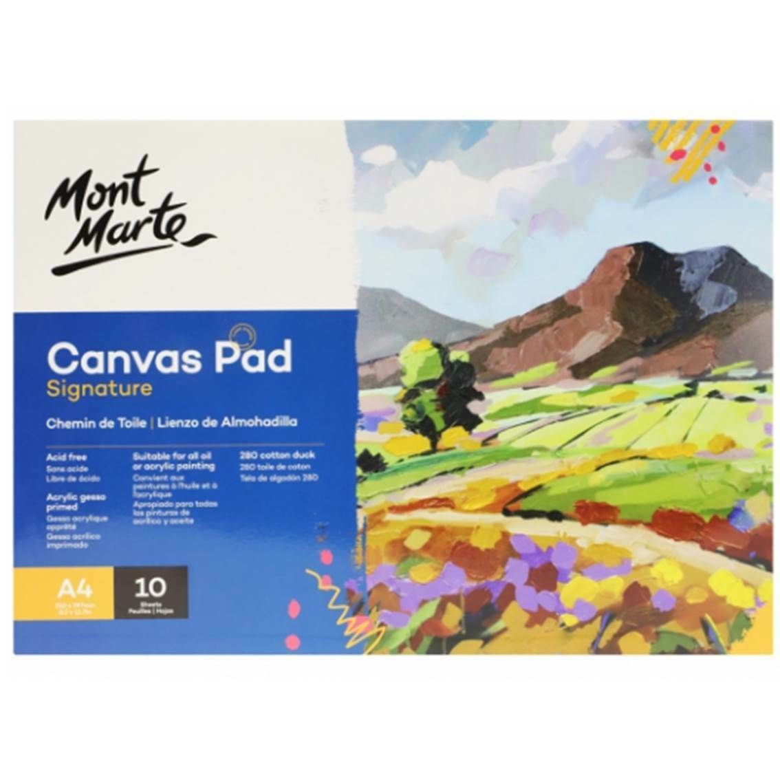 Monte Marte - Canvas A4 pad