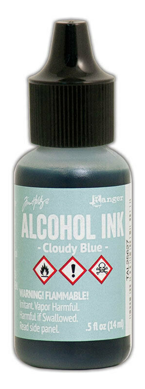 Alcohol Ink - Cloudy Blue