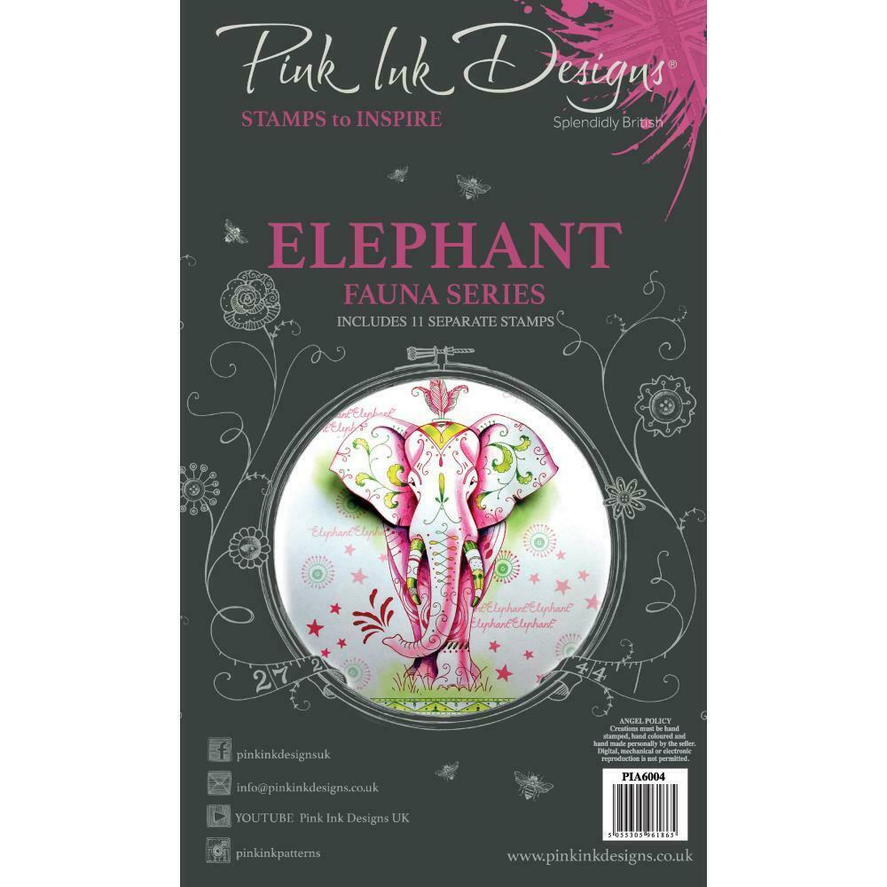 Pink Ink Designs  Stamps  -Fauna   series   - Elephant