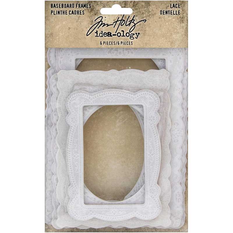 Tim Holtz Collection  Idealolgy - Baseboard Frames -  Lace