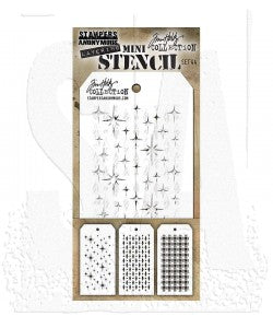 Tim Holtz - Stampers Anonymous - Mini Stencil Set 44