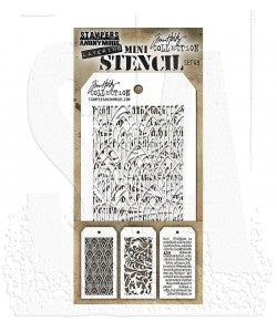 Tim Holtz - Stampers Anonymous - Mini Stencil Set 49
