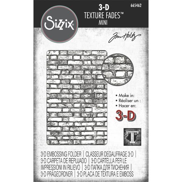Sizzix 3D texture Fades - Mini Brickwork
