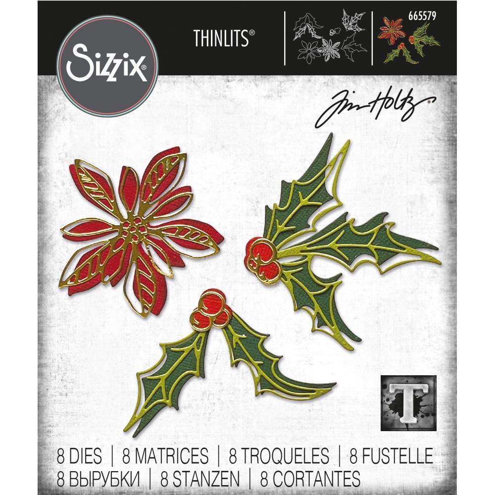 Tim Holtz - SIZZIX   "THINLETS"  Seasonal Sketch