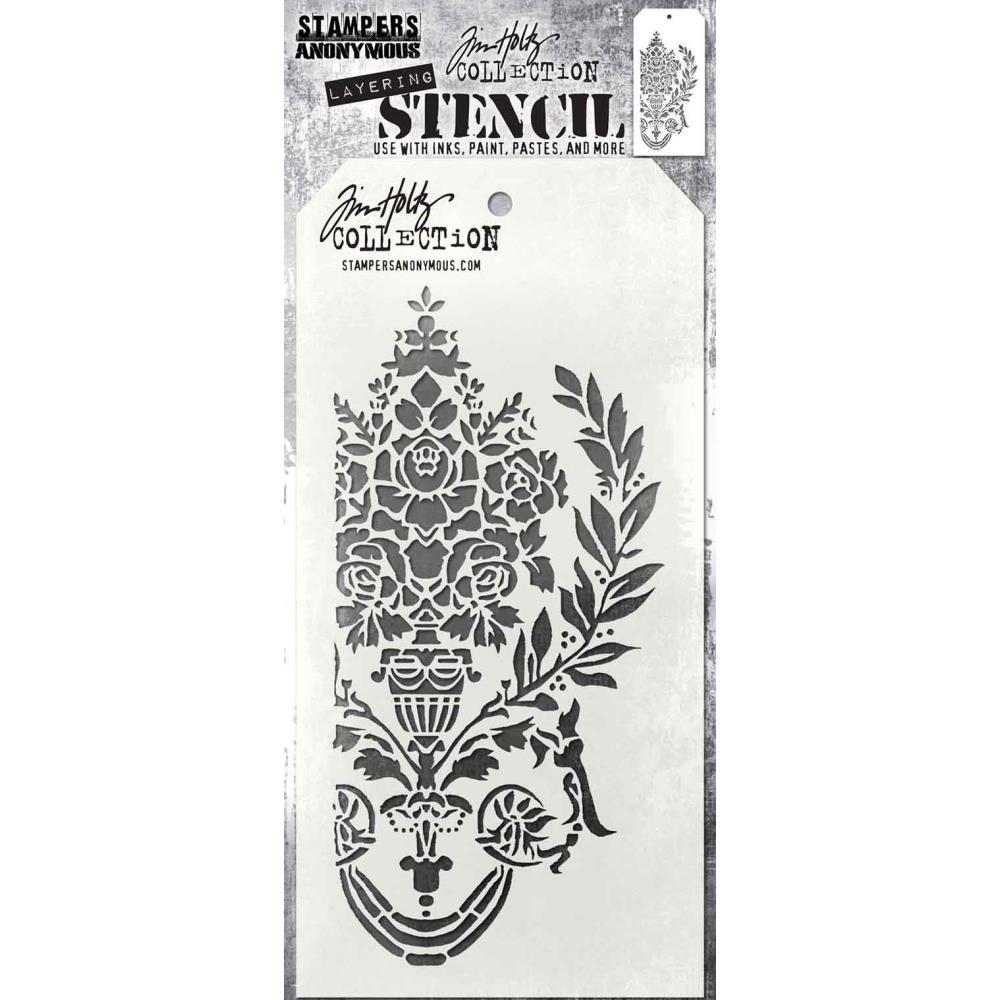 Tim Holtz - Stampers Anonymous - Layering Stencil - Crest
