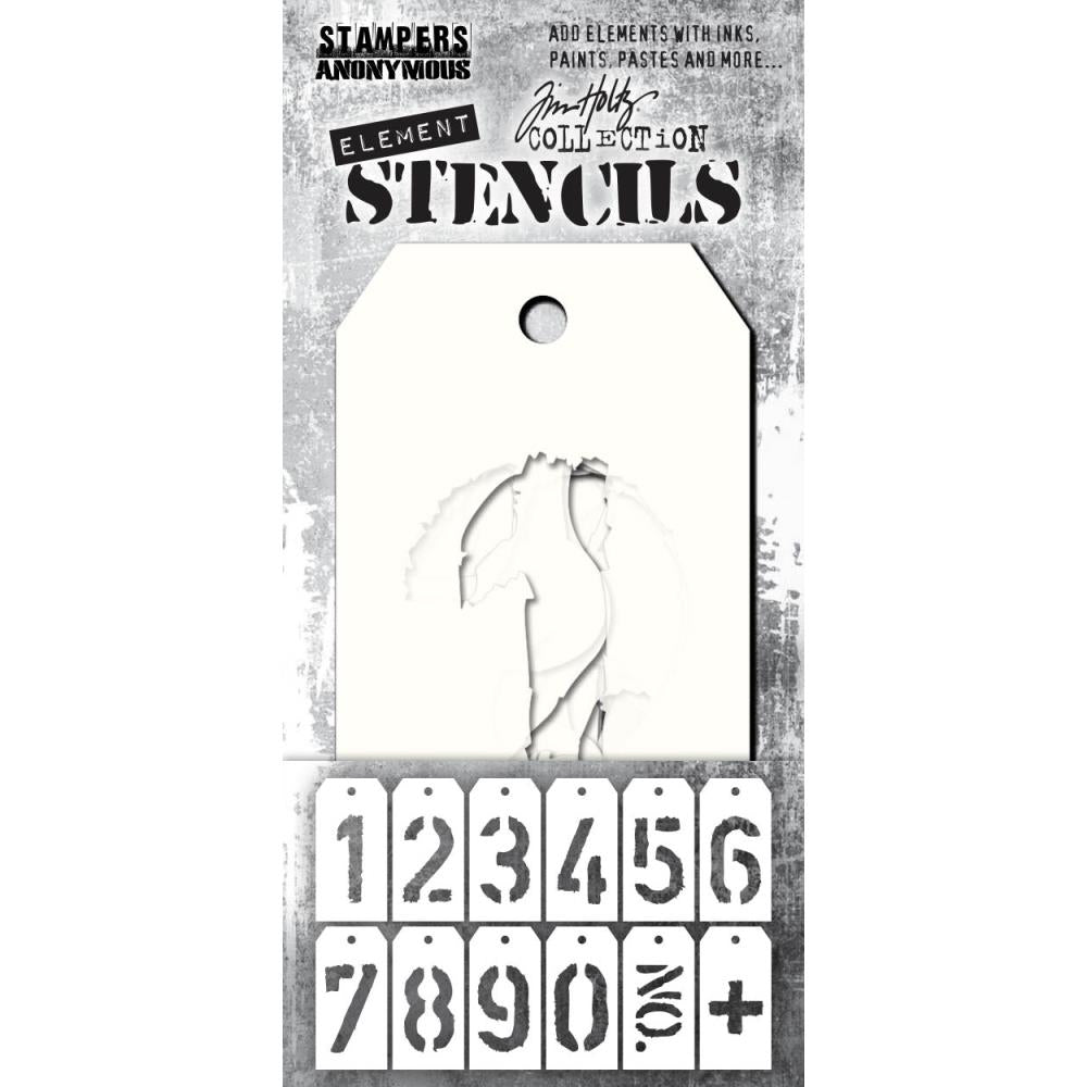 Tim Holtz- Stampers Anonymous  -  ELEEMENT STENCILS FREIGHT