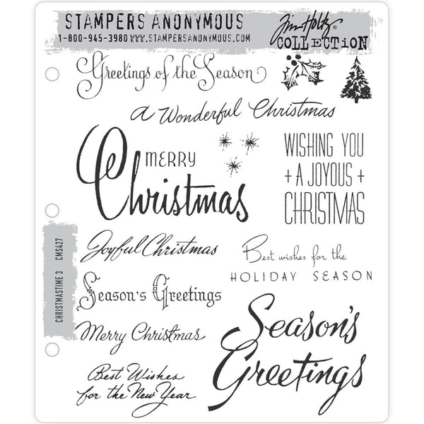 Tim Holtz-Stampers Anonymous - Festive Print