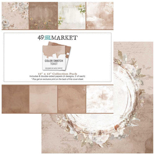 49 and Market 12X12 Color Swatch Collection Pack - Toast